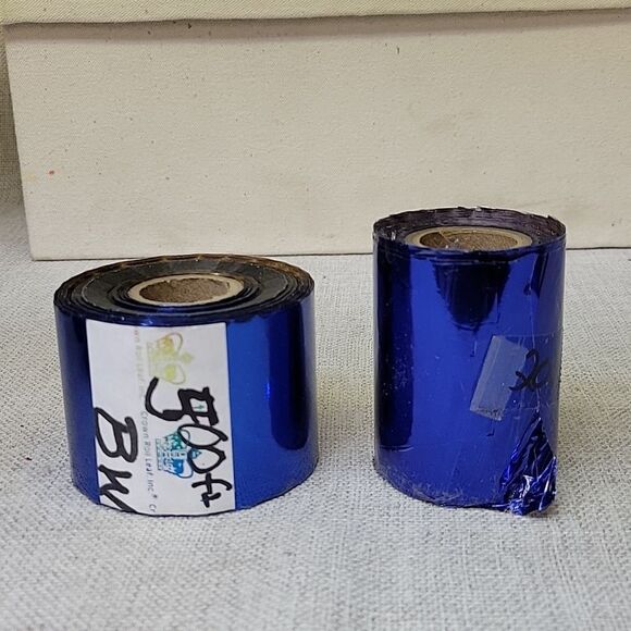 Crown Roll General Roll Leaf  Foil Rolls - Blue (Set 10) - Picture 6 of 7